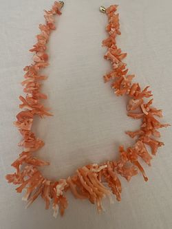 Vintage Branch Coral Necklace 