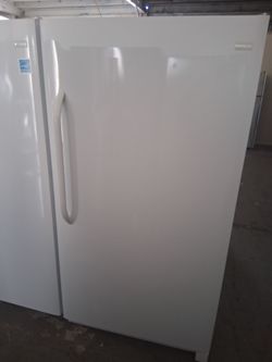 One door freezer brand Frigidaire everything is and good working condition 3 month warranty delivery and installation