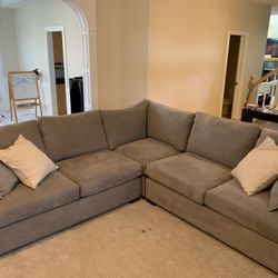 Crate and Barell Sectional Couch