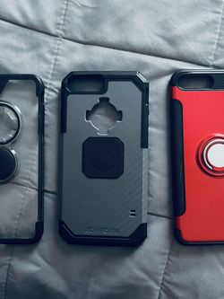 I Phone 8plus Cases With Magnet Clear And Gray color Are Rokform