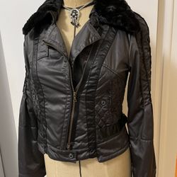 Marc Cain Microfiber Biker Style New Jacket 