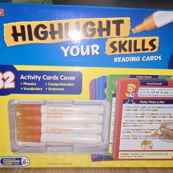 Lakeshore Learning Highlight Your Skills Reading Cards PP757 Grades 1 & 2