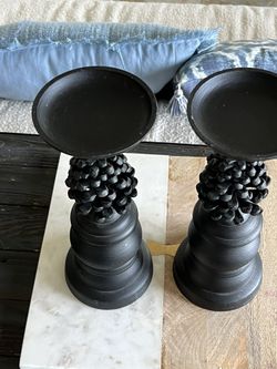 Candle Stand Pair