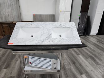 Bathroom Vanity Top 2 Sinks