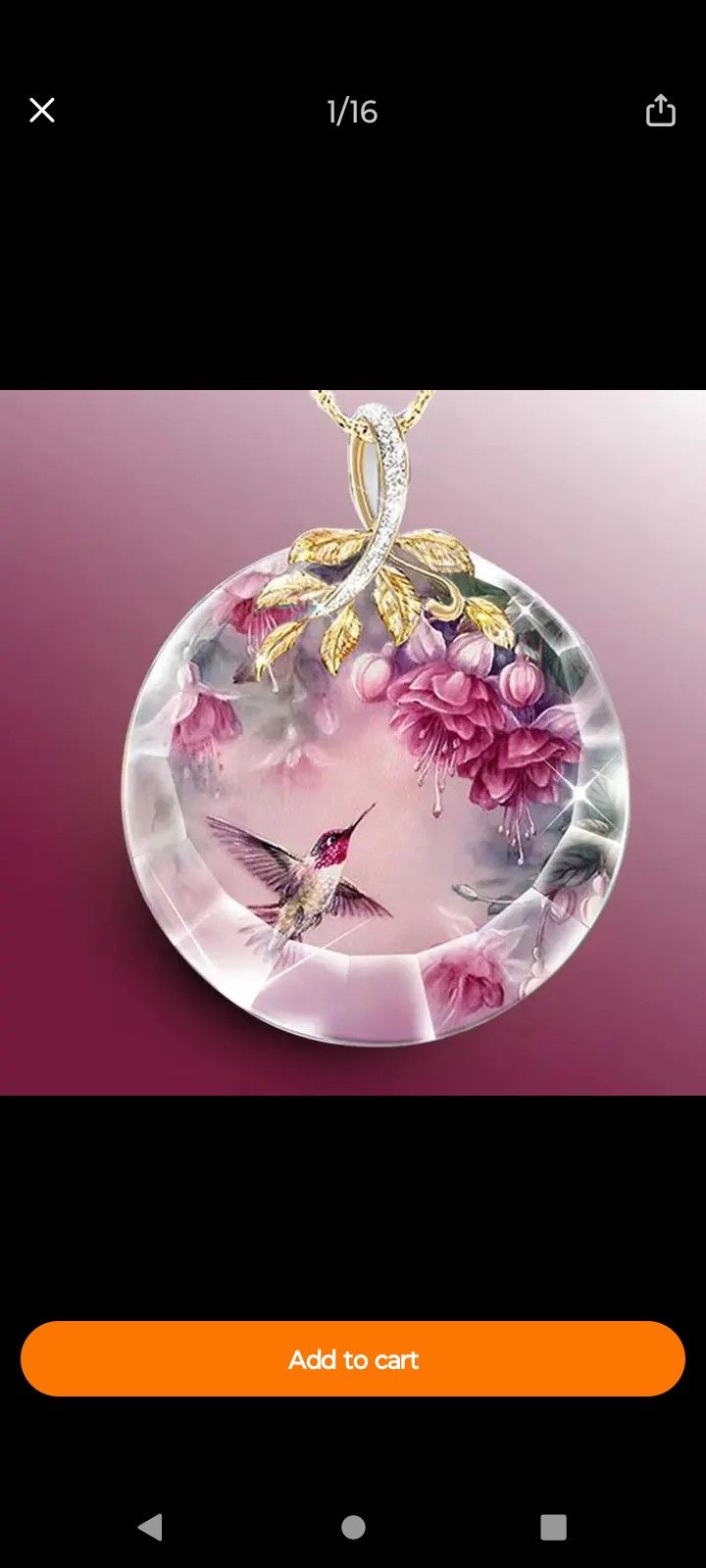 Pendant Necklace For Girls