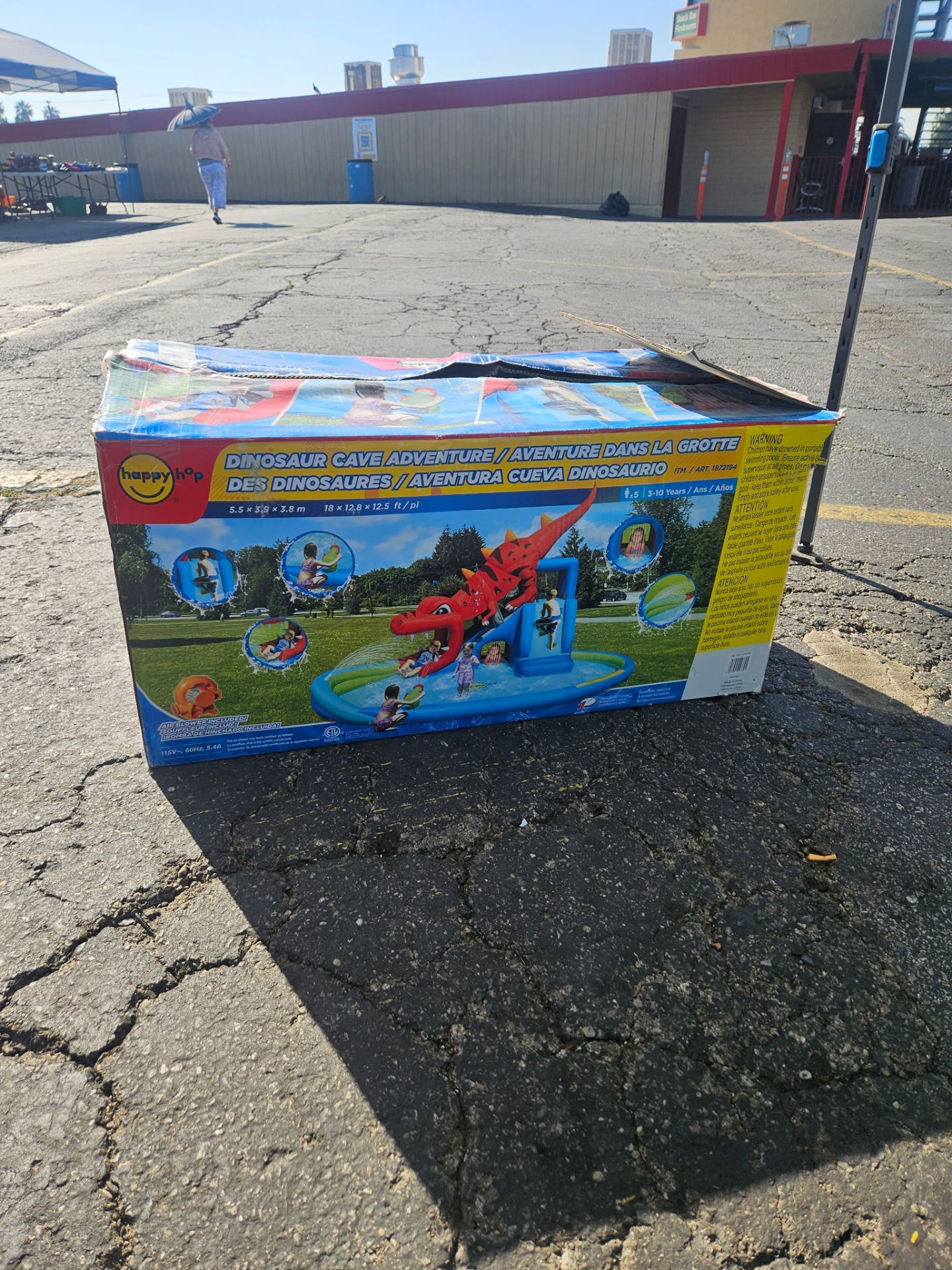 Dinosaur Waterslide for kids