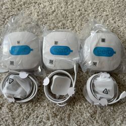 Set of 3 eero 6+ Dual-Band Mesh Wi-Fi Systems - Model R010001 - w/ 15W Adapters