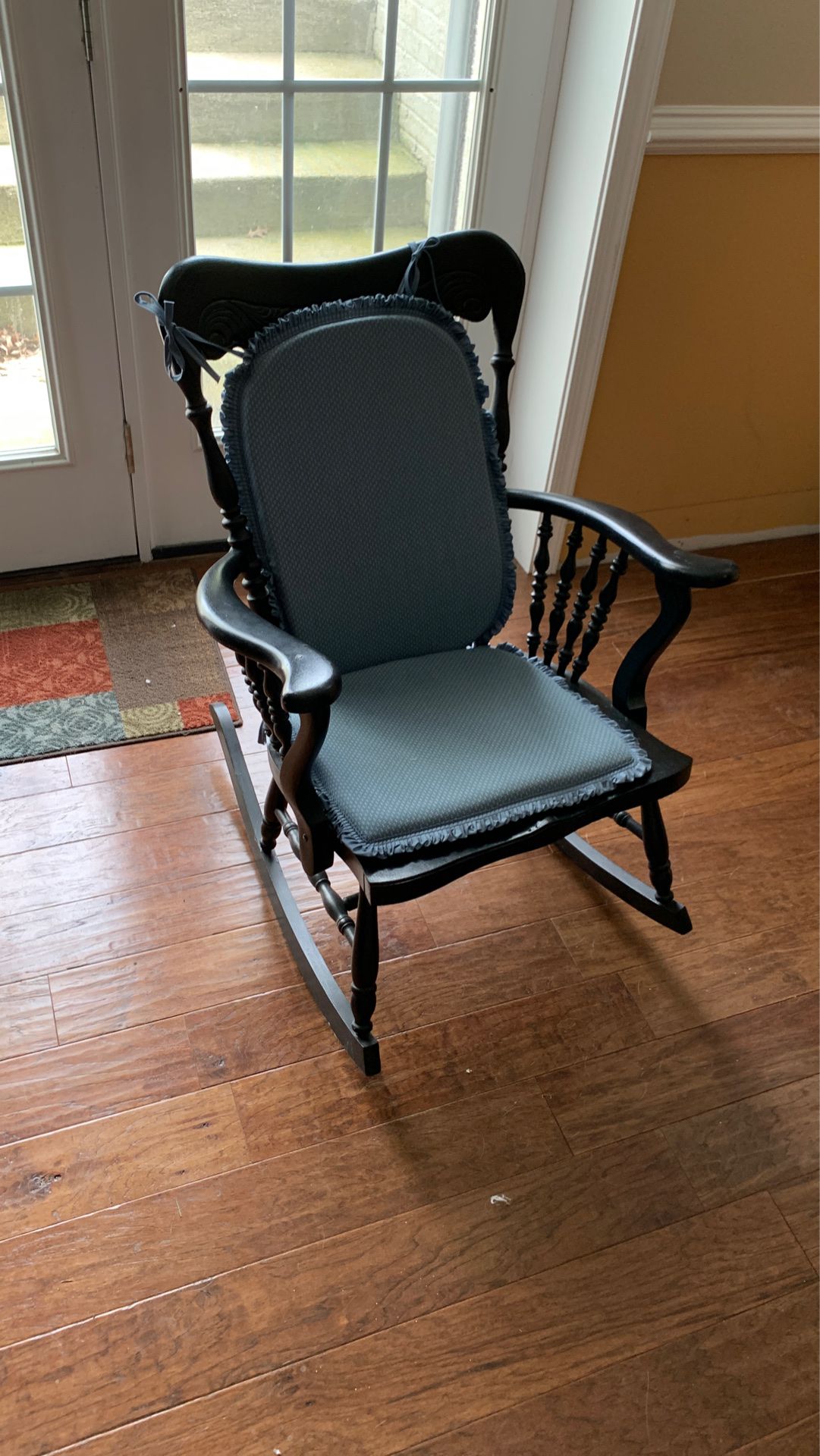 Rocking chair dark brown