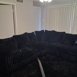 Sectional Loveseat And Rug