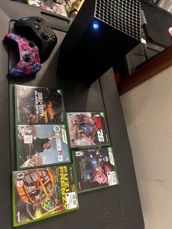 X box series X console and games