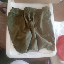 Green Shorts. Army  Type . Size L