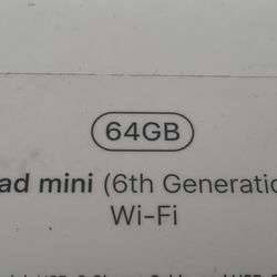 Ipad Mini 6th Gen 64gb