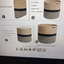 Jute Plant Holder Or Clothes Or Toys Anything U Want  Thumbnail
