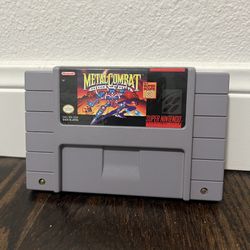 Super Nintendo SNES Metal Combat - Falcon’s Revenge Game Cart Cartridge ONLY