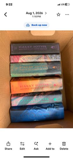 Harry Potter Hard Cover books + The Order Of The Phoenix Video