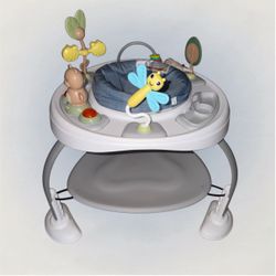 Ingenuity Bounce to Bloom 2-in-1 Activity Jumper & Table