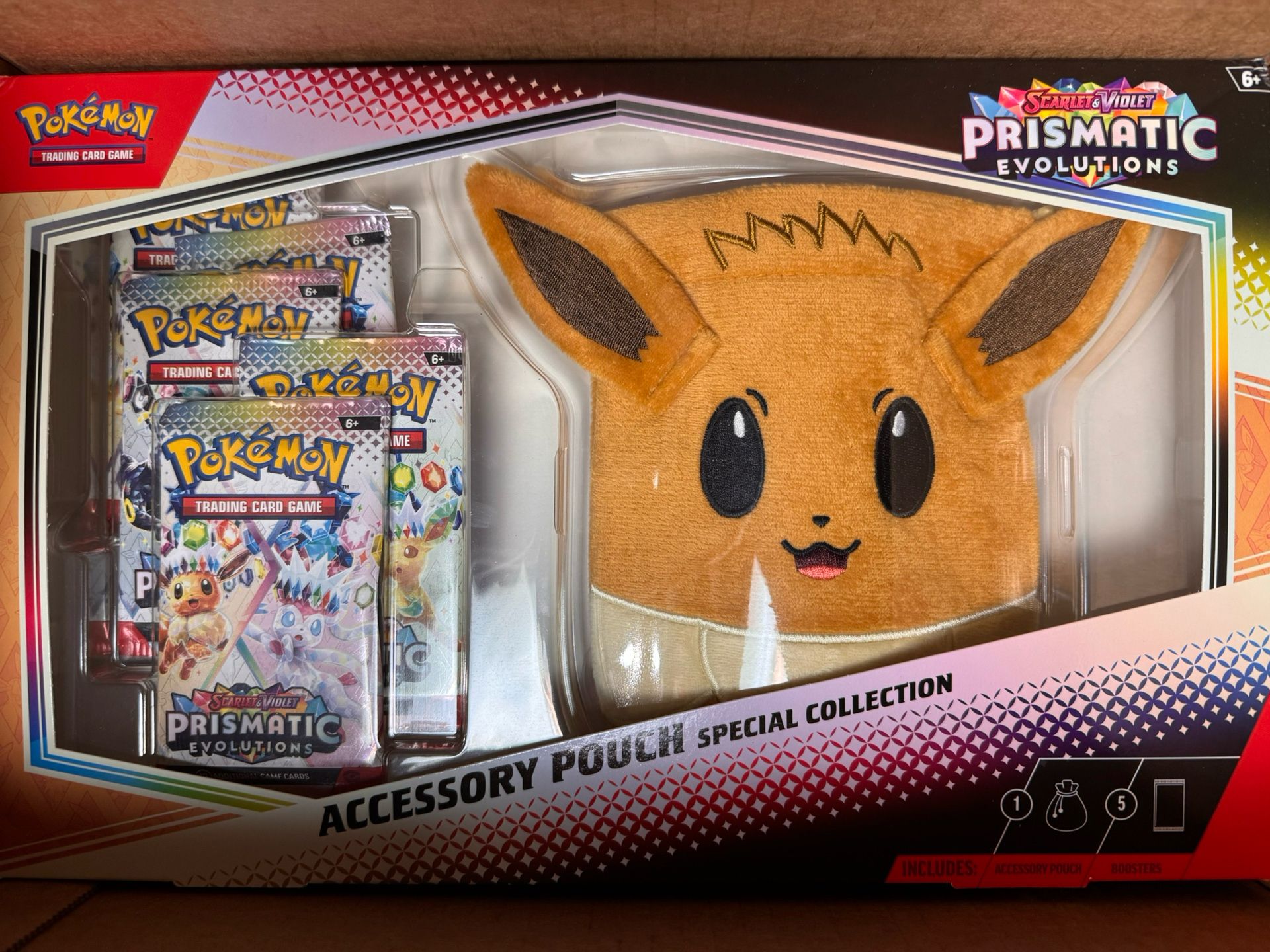 sealed Pokémon TCG Prismatic Evolutions Pouch Special Collection