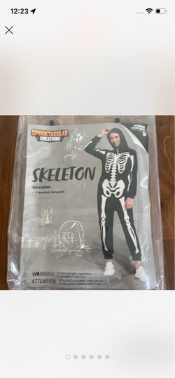 Halloween Skeleton Pajamas size S