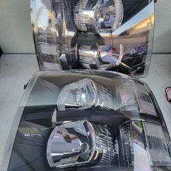 07-13 Chevrolet Silverado Headlights Luces Micas Calaveras Faros Faroles Focos Chevy 