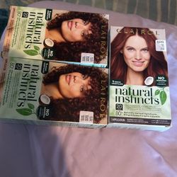 Three Boxes Of Reddish Hair Due