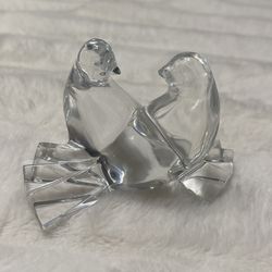Baccarat Loving Doves clear