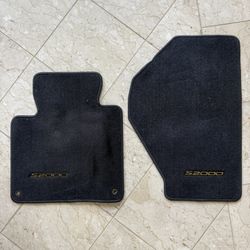 Honda Genuine S2000 Floor Mat Set 00-09 Black Yellow AP1 AP2 CR OEM