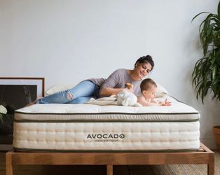 Queen Avocado Pillow Top Mattress 