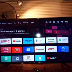 TCL 50" Android Smart 2160p 4K LED TV  2022