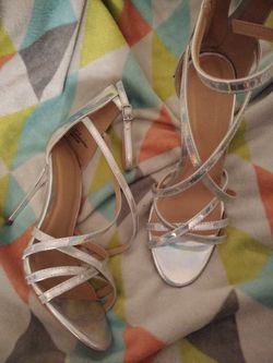 Silver Charlotte Russe heels