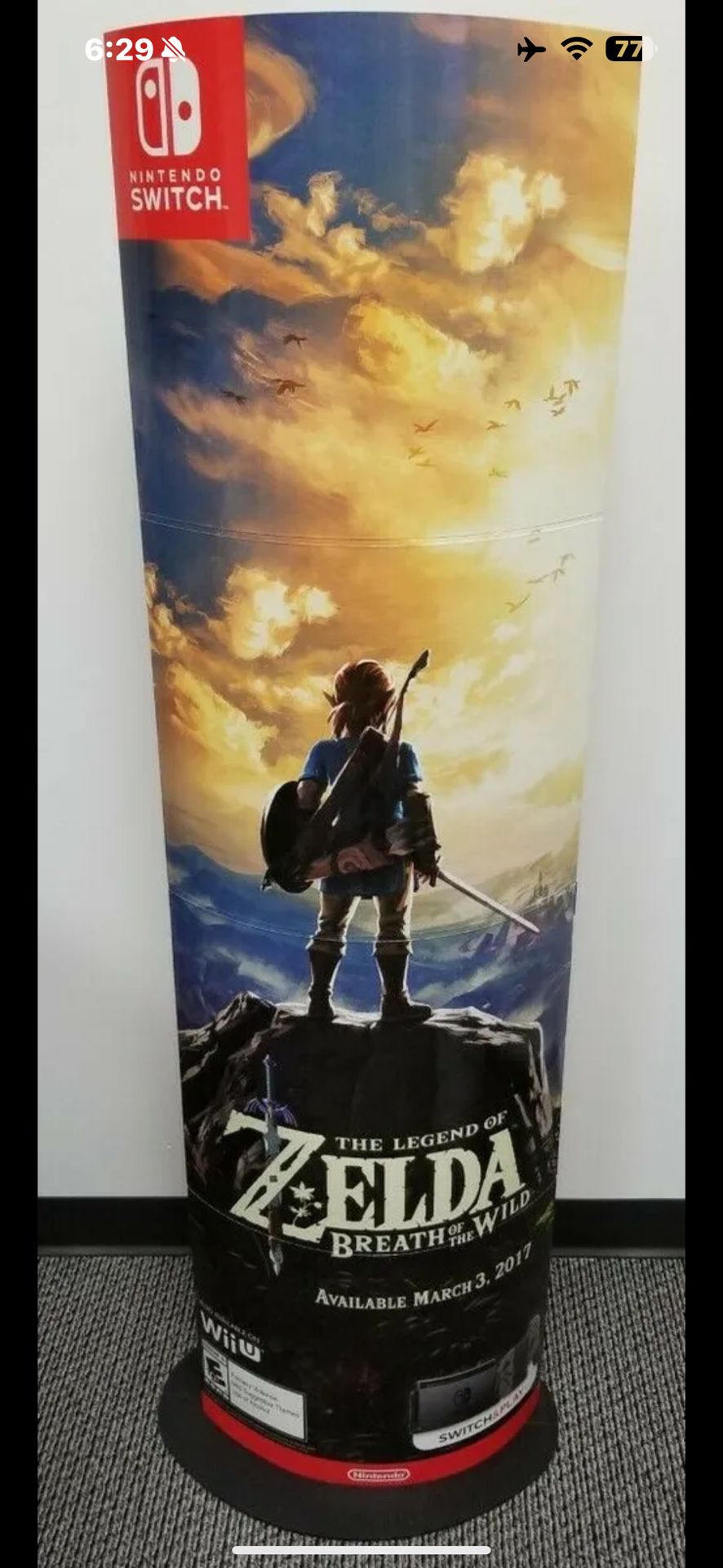 Zelda Nintendo Sign