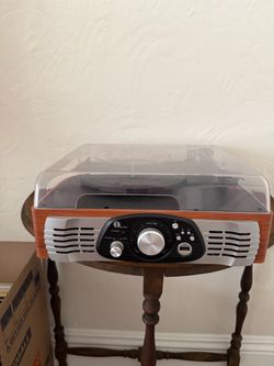 1 By One Turntable Record Player with Speakers