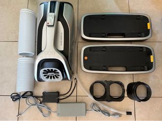 ZERO BREEZE Mark 2 Portable AC + TWO Batteries & Extra Cable