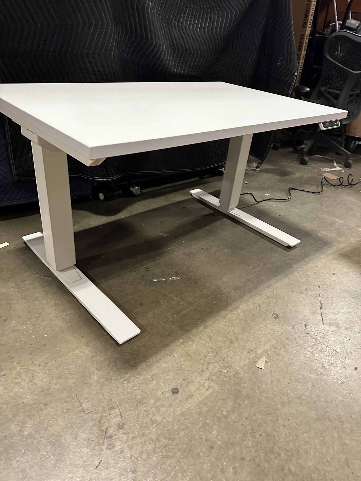 48x30 Haworth Standing Desk! Electric Height Adjustable Table! We Also Have Monitor Arms And File Cabs!