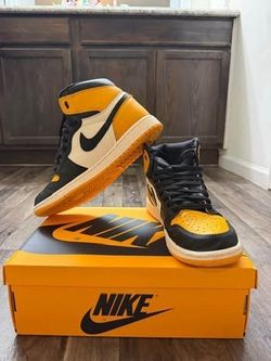 Black and yellow high top