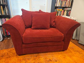 Red Oversized Chair