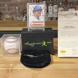 Signed Reggie Jackson Baseball