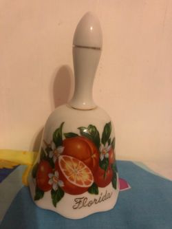 Vintage Florida orange bell ceramic novelty souvenir