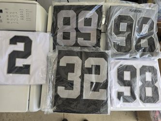  RAIDERS LAS VEGAS  FOOTBALL JERSEY $50. CASH PLEASE!!