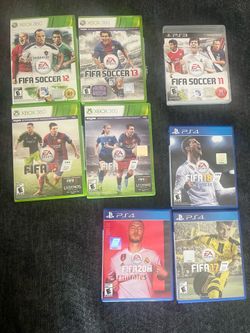 FIFA FC 17 18 20 fifa soccer 11 12 13 15 16 xbox 360 PS3 PS4 console el futbol kinect