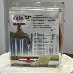 New 12 FT EASY HEAT Pipe Freeze Protection Heat Tape, New sealed package AHB112