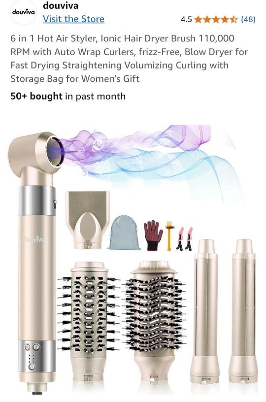 NEW 6 IN 1 HOT AIR STYLER