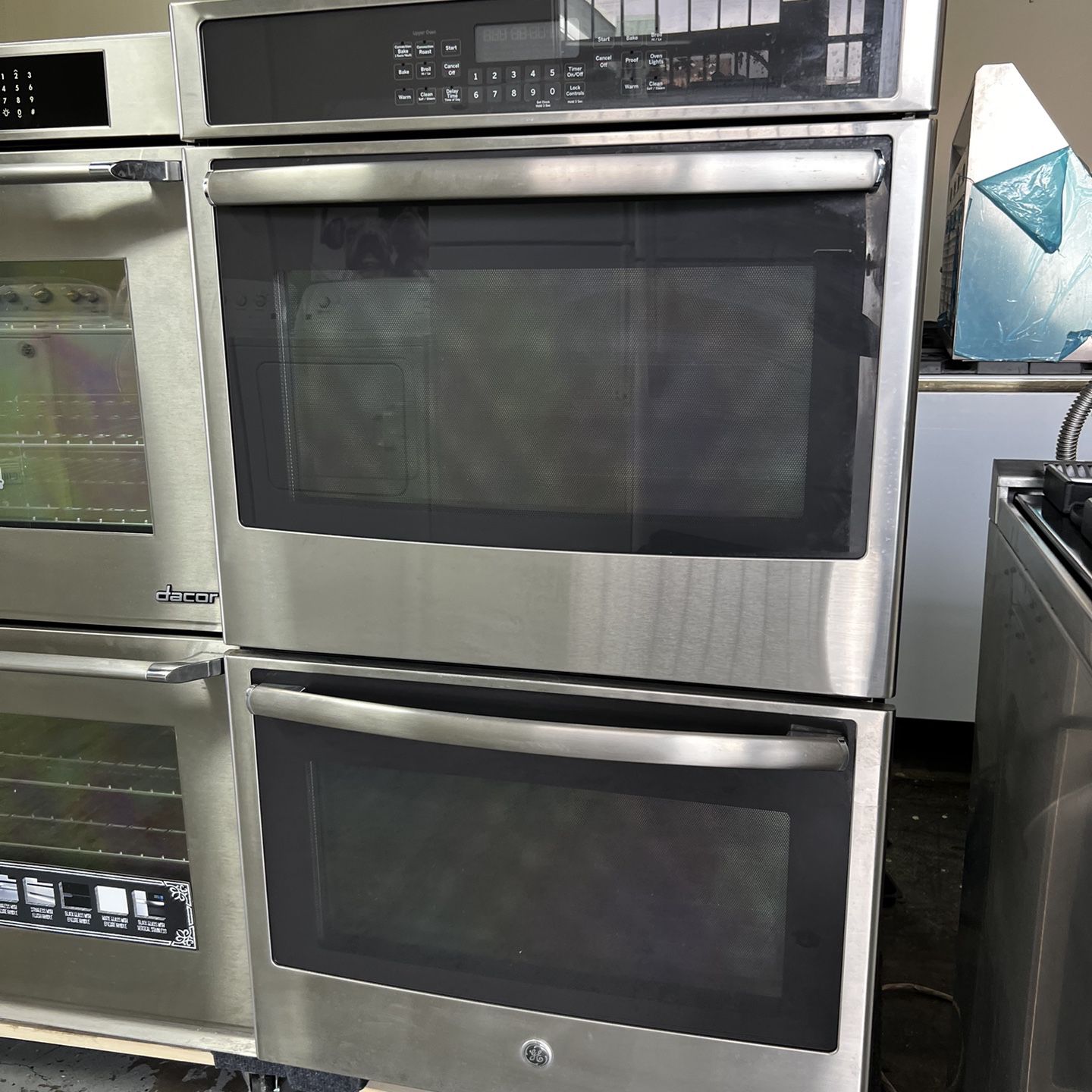 Ge 30”Wide Stainless Steel Double Wall Electric 220v Oven 
