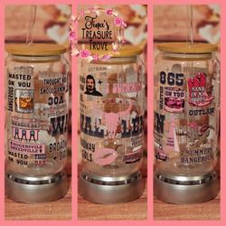16oz Glass Can, Great For Hot Or Cold Drinks