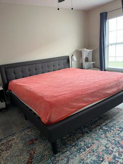 King Bed Frame – Good Condition