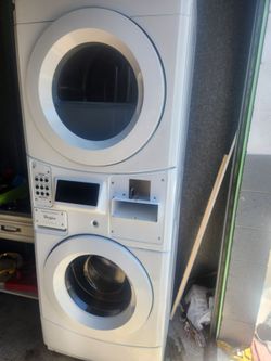 Whirlpool Commercial Stacked Washer Dryer Unit