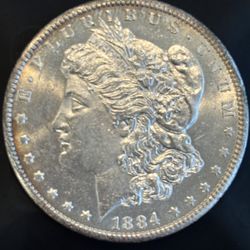 1884-CC Morgan Dollar – Carson City Silver Dollar