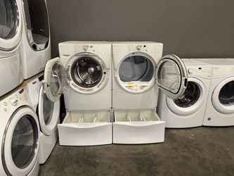 WHIRLPOOL XL CAPACITY WASHER DRYER ELECTRIC SET 