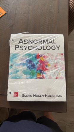 Abnormal Psychology book