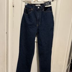 New!!! Abercrombie & Fitch Straight Leg High Rise Curve Love 90’s