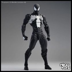 Mess Toys Black Suit Neighbor Spider Man Symbiote Spiderman Anime Action Figure